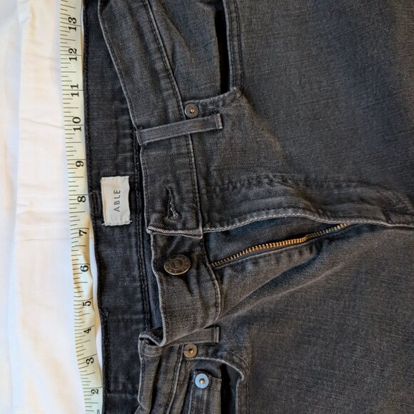 Able black high rise straight leg pants - Picture 6 of 6